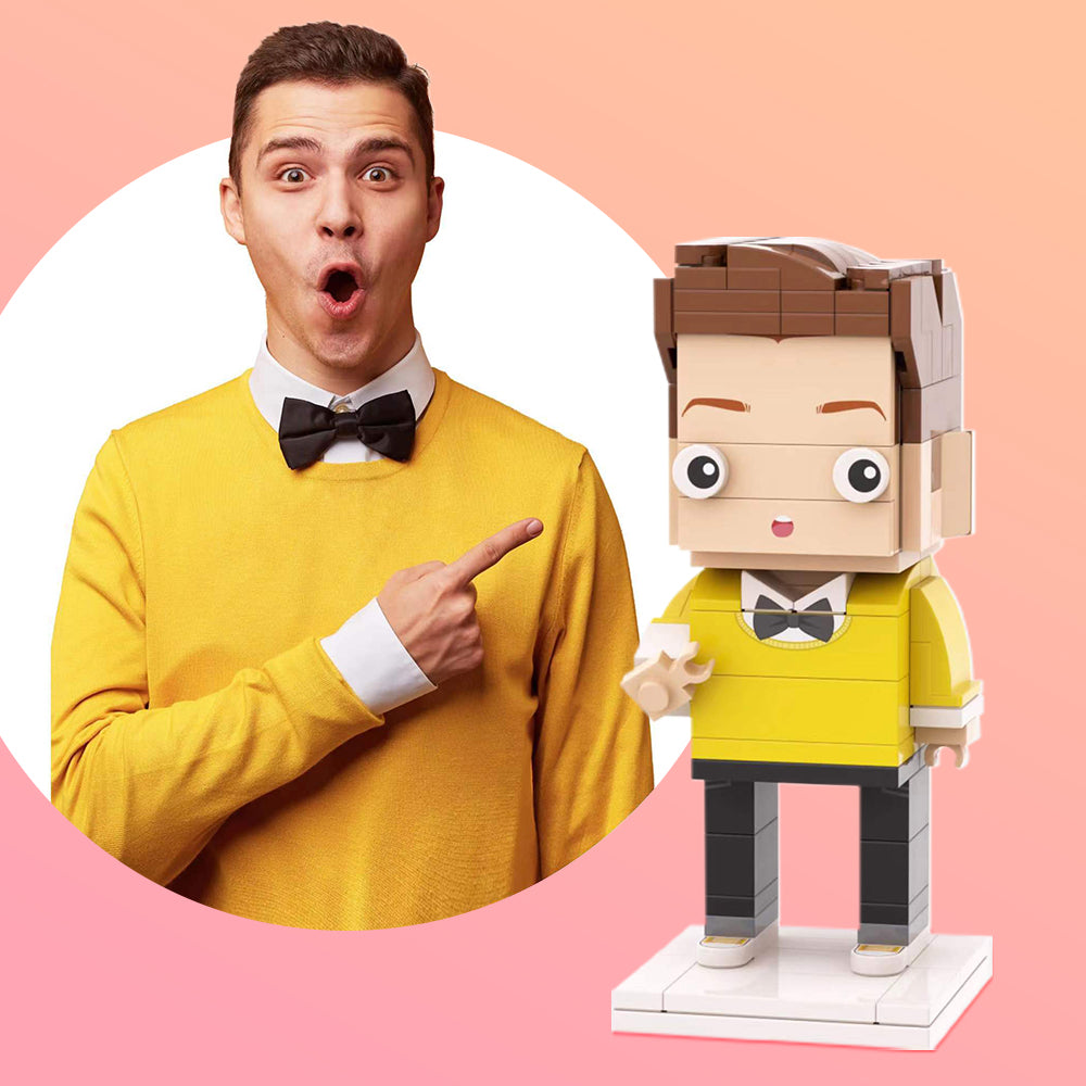 Gift For Cool Mom Full Body Customizable 1 Person Custom Brick Figures Mother's Day