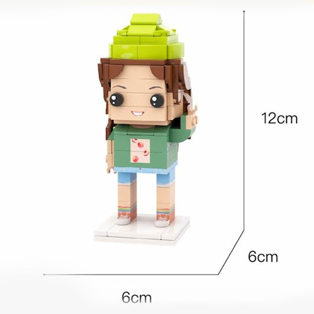 Gift For Cool Mom Full Body Customizable 1 Person Custom Brick Figures Mother's Day