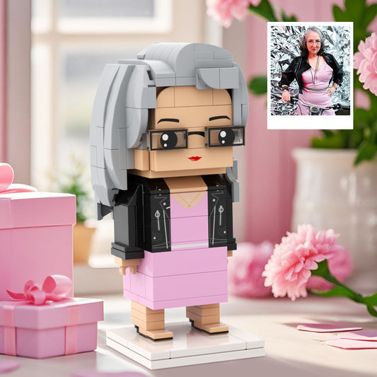 Full Body Customizable Brick Figures 1 Person Mother's Day Gift